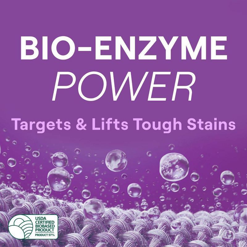 slide 4 of 8, Seventh Generation Liquid Laundry Detergent Soap - Fresh Lavender Scent - 135 fl oz: Dye & Phosphate-Free, HE Formula, 135 fl oz
