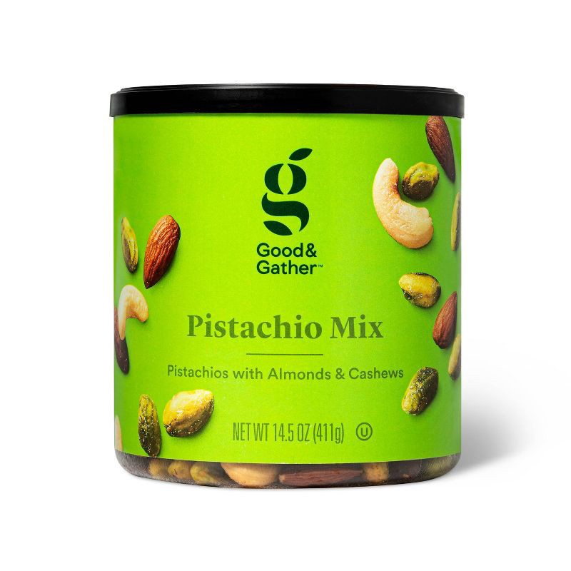 slide 1 of 4, Pistachio Mixed Nuts - 14.5oz - Good & Gather™, 14.5 oz