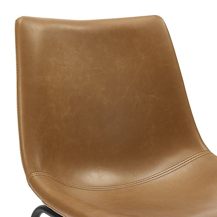 slide 2 of 8, Forest Gate Faux Leather Counter Stools - Whiskey, 2 ct