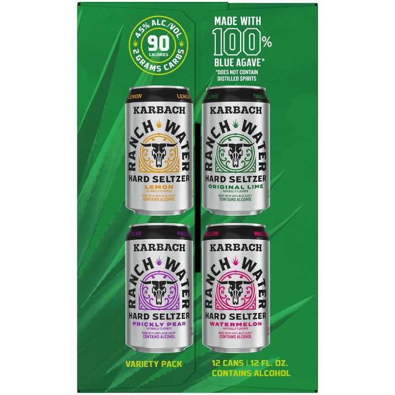slide 5 of 9, Karbach Brewing Co. Karbach Ranch Water Hard Seltzer Variety Pack 12pk/12oz Cans, 12 ct; 12 oz