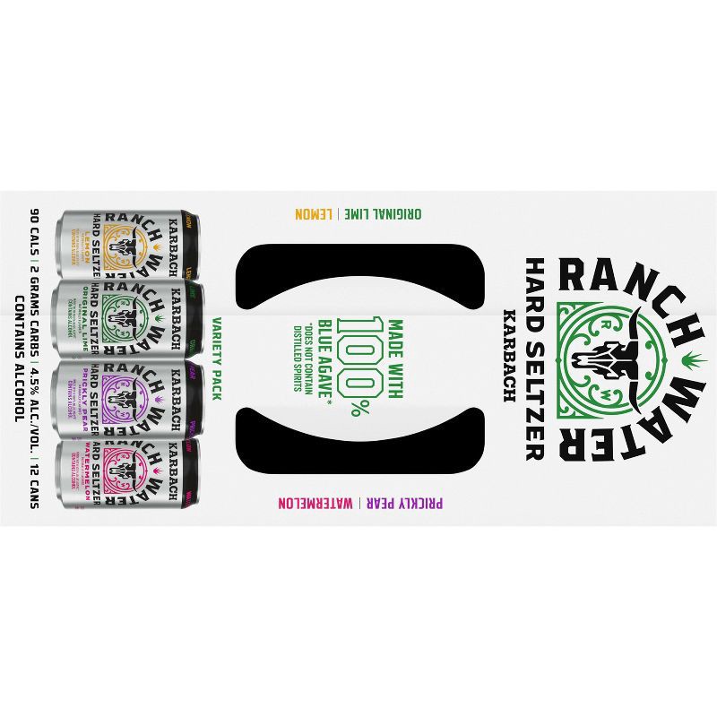 slide 6 of 9, Karbach Brewing Co. Karbach Ranch Water Hard Seltzer Variety Pack 12pk/12oz Cans, 12 ct; 12 oz