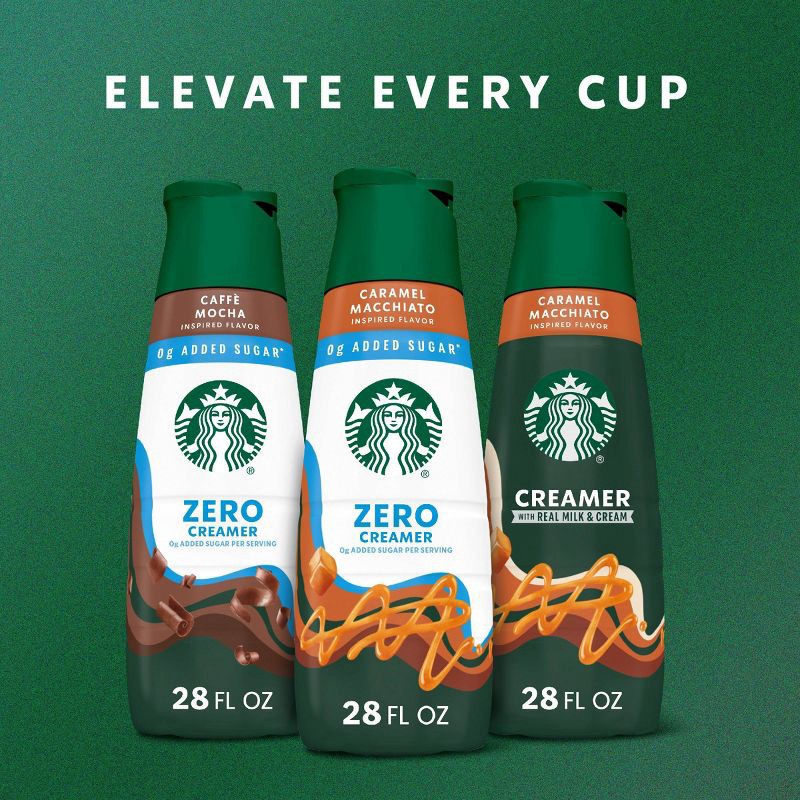 slide 5 of 7, Starbucks Creamer Dairy Zero Sugar Caramel Macchiato Coffee Creamer - 28 fl oz, 28 fl oz