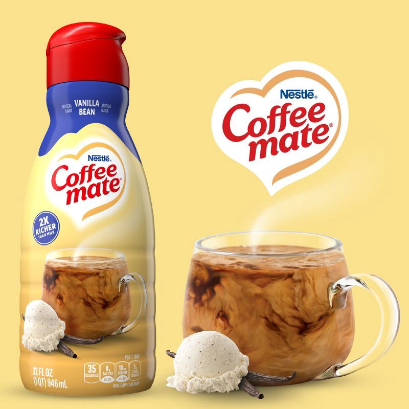 slide 2 of 11, Coffee mate Vanilla Bean Coffee Creamer - 32 fl oz, 32 fl oz