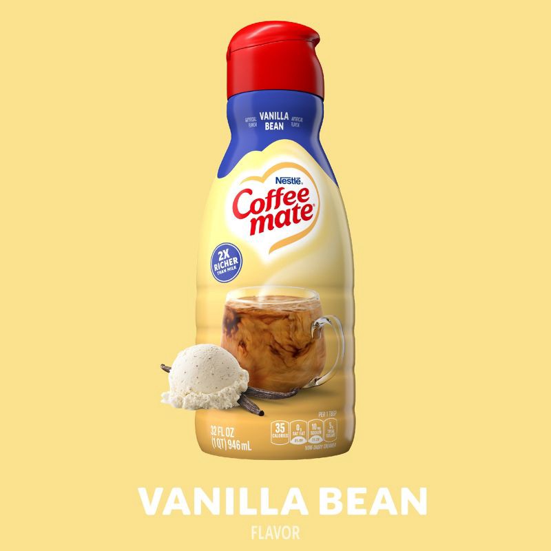 slide 3 of 11, Coffee mate Vanilla Bean Coffee Creamer - 32 fl oz, 32 fl oz