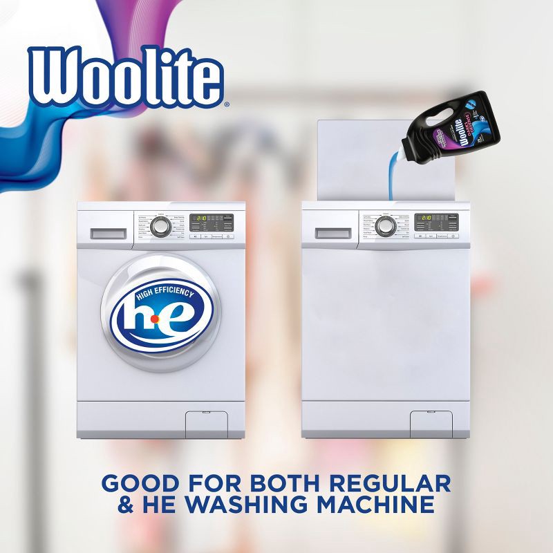 slide 5 of 8, Woolite Floral Scented Darks Liquid Laundry Detergent 26 Loads - 40 fl oz, 40 oz