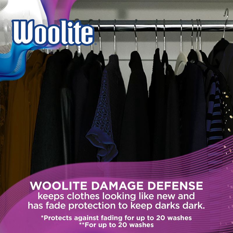 slide 7 of 8, Woolite Floral Scented Darks Liquid Laundry Detergent 26 Loads - 40 fl oz, 40 oz