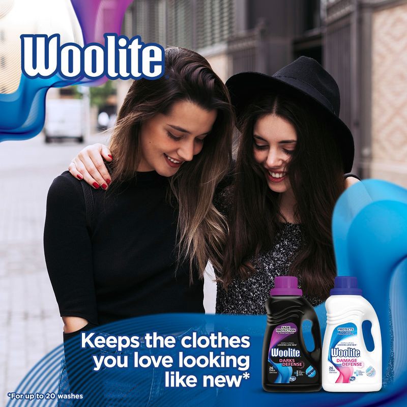 slide 8 of 8, Woolite Floral Scented Darks Liquid Laundry Detergent 26 Loads - 40 fl oz, 40 oz