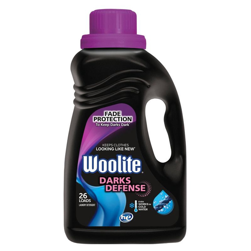 slide 1 of 8, Woolite Floral Scented Darks Liquid Laundry Detergent 26 Loads - 40 fl oz, 40 oz