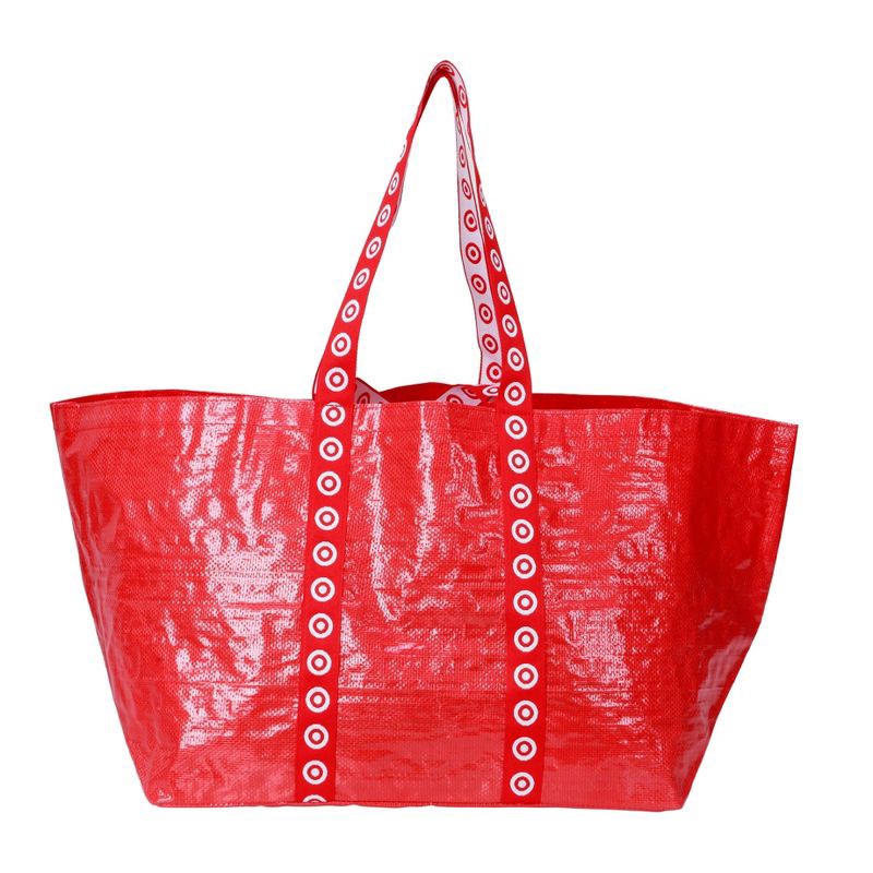 slide 2 of 7, 14" Reusable Bag XL tote Target Run Bag Red, 1 ct