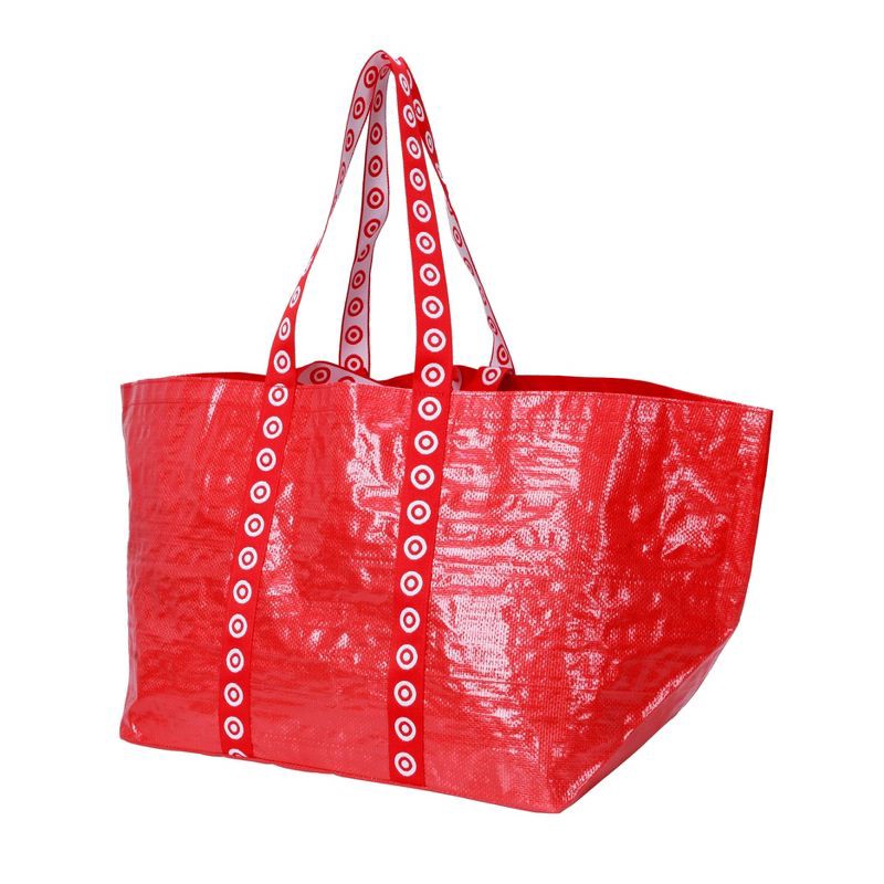 slide 3 of 7, 14" Reusable Bag XL tote Target Run Bag Red, 1 ct