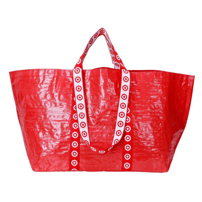 slide 1 of 7, 14" Reusable Bag XL tote Target Run Bag Red, 1 ct
