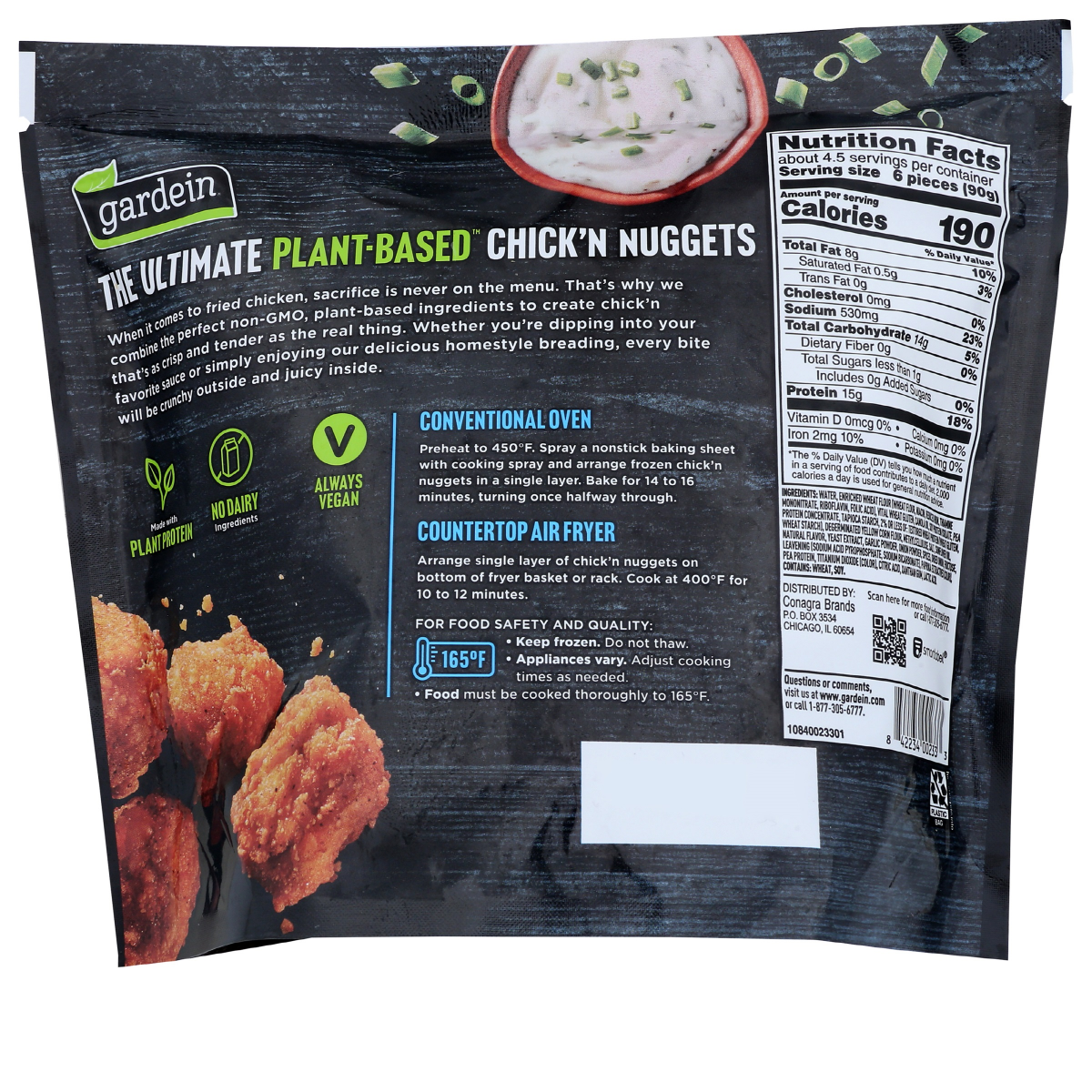 slide 2 of 2, Gardein Ultimate Plant-Based Chick’N Nuggets 14.7 oz, 14.7 oz