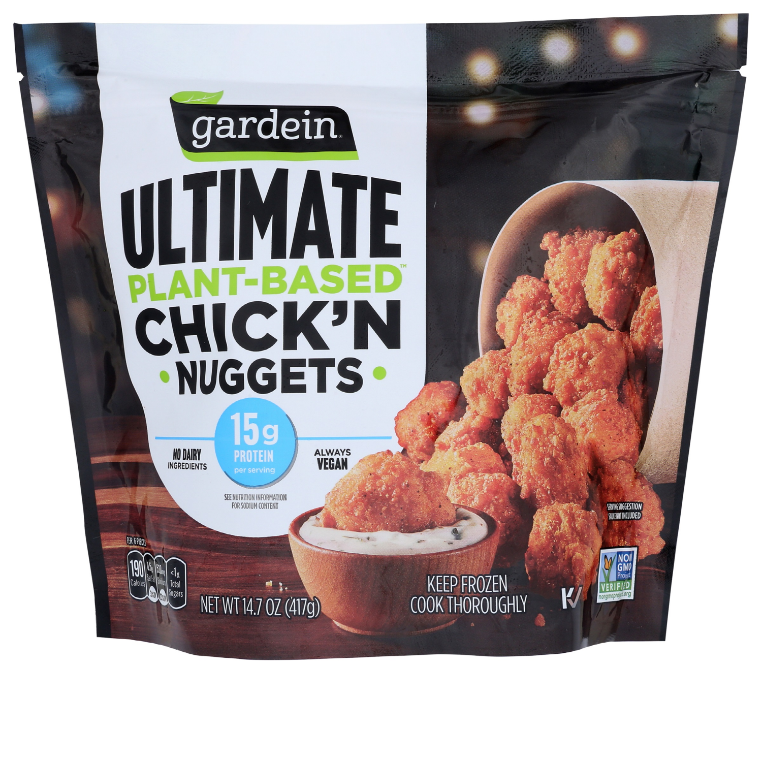 slide 1 of 2, Gardein Ultimate Plant-Based Chick’N Nuggets 14.7 oz, 14.7 oz