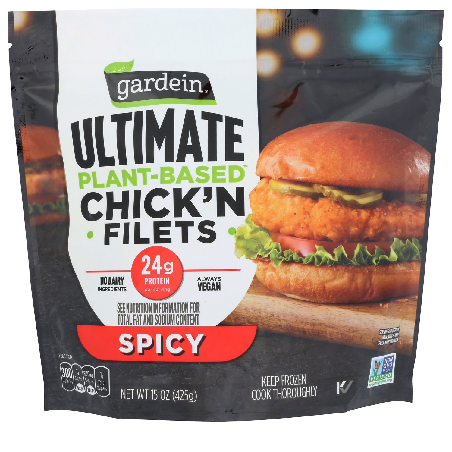 slide 1 of 2, Gardein Plant-Based Chick'n Filets 15 oz, 15 oz