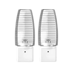Globe 2pk Led Nl, Automatic, Warm White