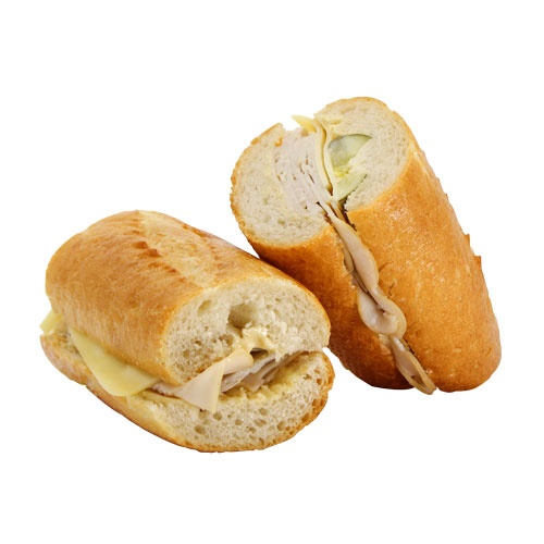 slide 1 of 1, Plum Market All Natural Turkey & Swiss Baguette, 1 ct