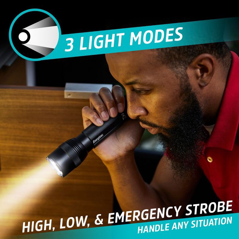 slide 4 of 8, Energizer Hybrid Power Tactical Flashlight, 1 ct