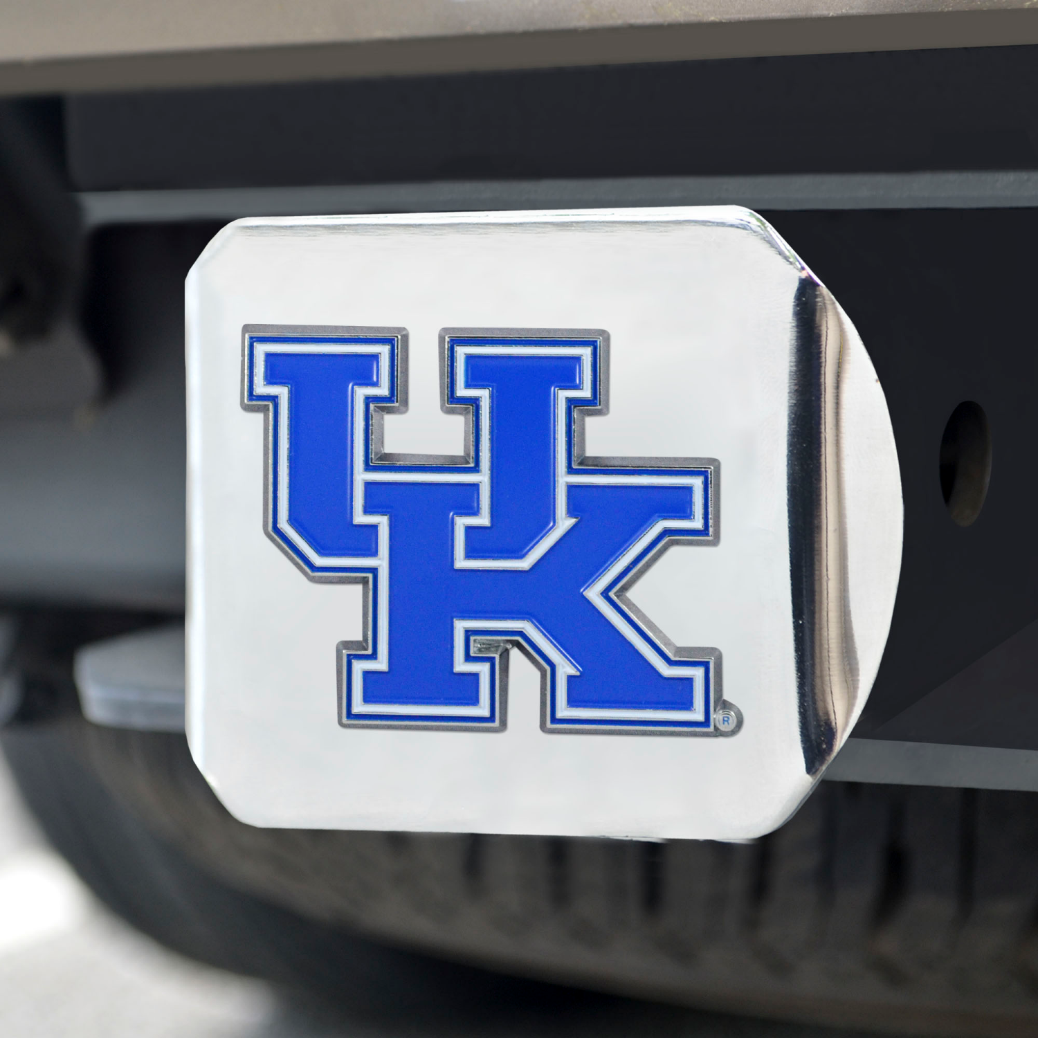 slide 2 of 2, Fanmats Chrome Hitch Cover Kentucky, 1 ct
