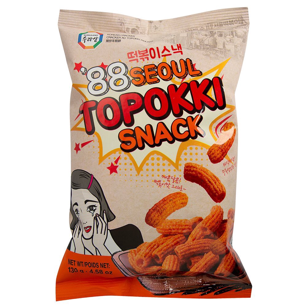 slide 1 of 2, Surasang '88 Seoul Topokki Snack - Original, 4.58 oz