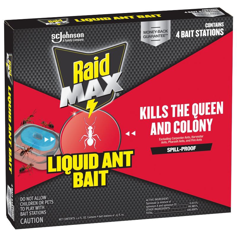 slide 13 of 13, Raid Max Liquid Indoor Ant Traps - 4ct, 4 ct