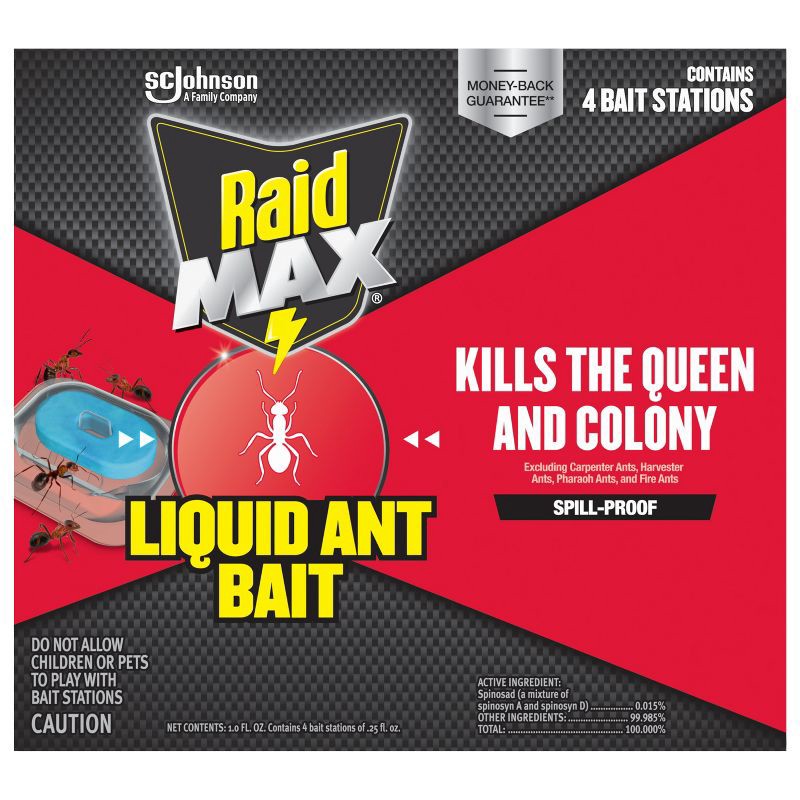 slide 10 of 13, Raid Max Liquid Indoor Ant Traps - 4ct, 4 ct