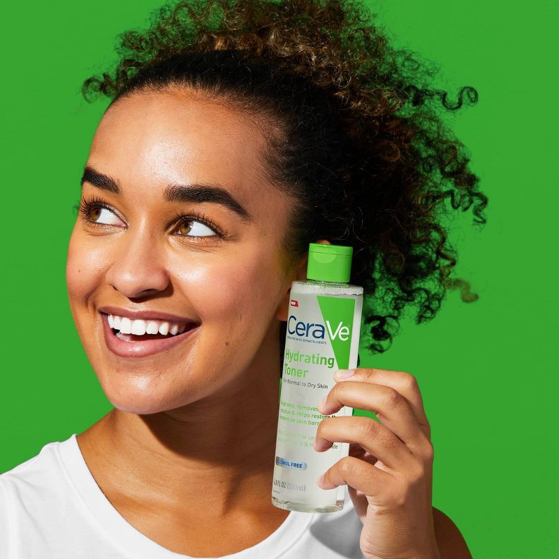 slide 13 of 17, CeraVe Hydrating Toner for Face, Alcohol Free Facial Toner for Normal to Dry Skin - 6.8 fl oz, 6.8 fl oz