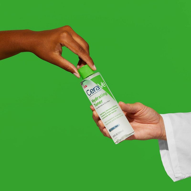 slide 16 of 17, CeraVe Hydrating Toner for Face, Alcohol Free Facial Toner for Normal to Dry Skin - 6.8 fl oz, 6.8 fl oz