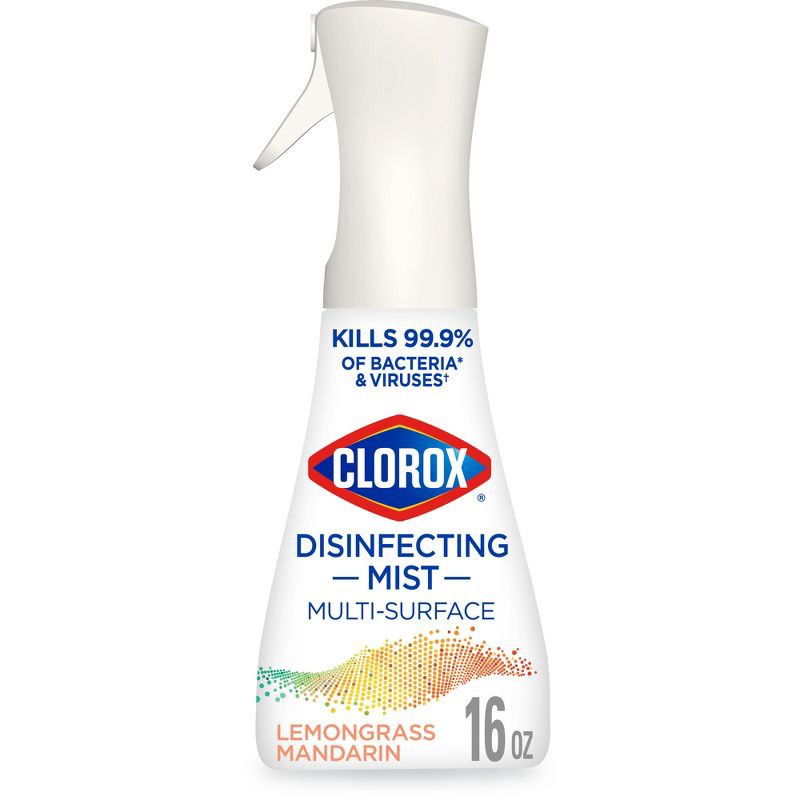 slide 1 of 17, Clorox Lemongrass Mandarin Ready-to-use Disinfecting Mist - 16 fl oz, 16 fl oz