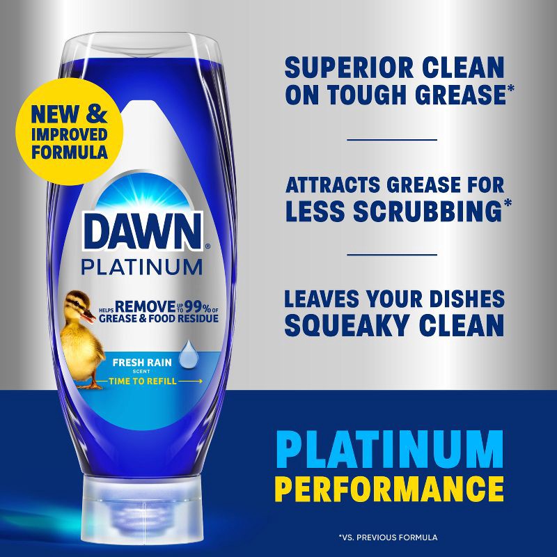 slide 3 of 11, Dawn Platinum Ez-Squeeze Dishwashing Liquid Dish Soap - 18 fl oz, 18 fl oz