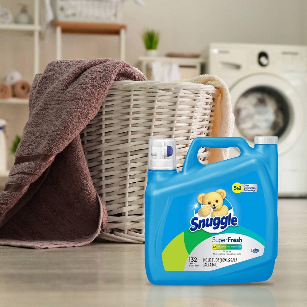 slide 5 of 6, Snuggle SuperFresh Liquid Fabric Softener - Original - 140 fl oz, 140 fl oz