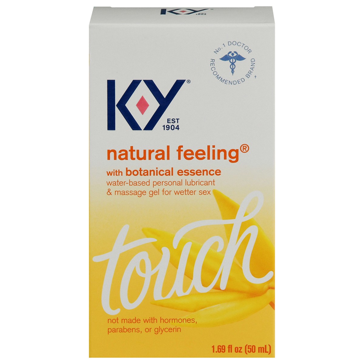 slide 1 of 9, K-Y Natural Feeling Lube with Botanical Essence, Personal Lubricant and Massage Gel, Water-Based Formula, Safe to Use with Silicone Toys and Condoms, For Men, Women and Couples, 1.69 FL OZ, 1.69 fl oz