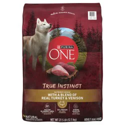 Purina ONE True Instinct With A Blend Of Real Turkey and Venison Dry Dog Food