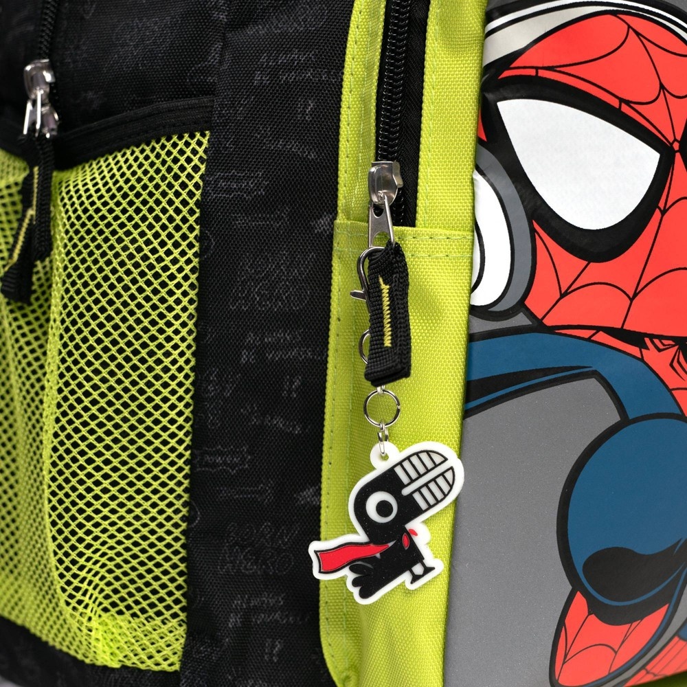 slide 5 of 7, Standard Spider-Man Swing On Kids' 19.7" Backpack Black - Yoobi, 1 ct