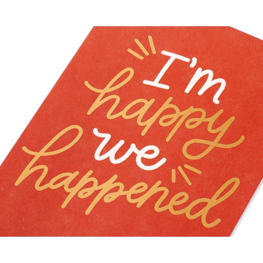slide 5 of 5, Carlton Cards Valentine's Day Card Maxim Script Slanted Lettering, 1 ct