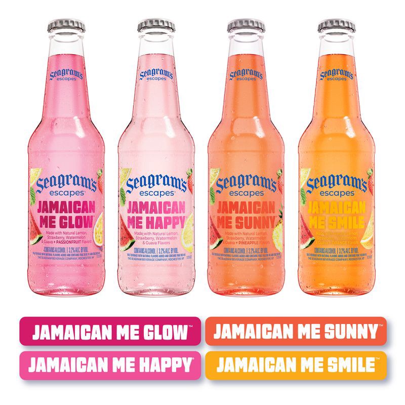 slide 5 of 11, Seagram's Escapes Seasonal Ice Variety Pack - 12/11.2 fl oz Bottle, 12/11.2 fl oz