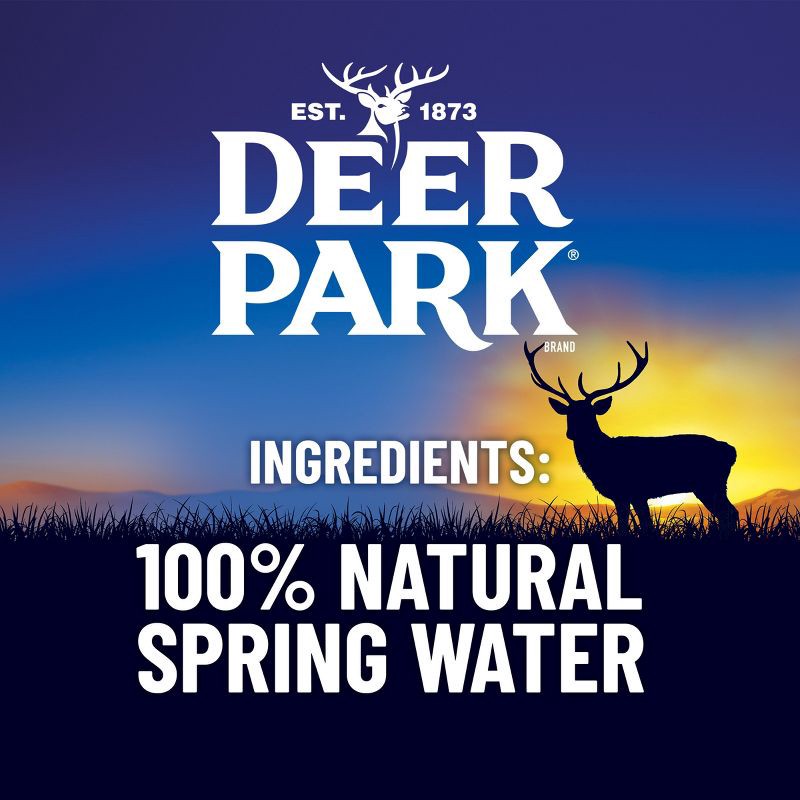 slide 11 of 11, Deer Park Spring Water - 32pk/16.9 fl oz Bottles, 32 ct, 16.9 fl oz