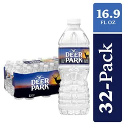 Deer Park Spring Water - 32 Pack/16.9 FL Oz, Plastic Bottles