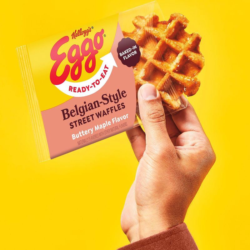 slide 3 of 9, Eggo Maple Liege Grab & Go Frozen Waffle - 7.76oz/4ct, 7.76 oz, 4 ct