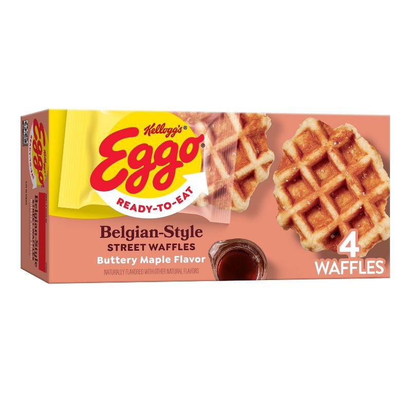 slide 1 of 9, Eggo Maple Liege Grab & Go Frozen Waffle - 7.76oz/4ct, 7.76 oz, 4 ct