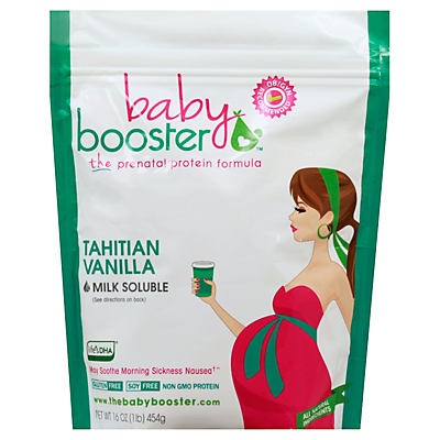 slide 1 of 1, Baby Booster Prenatal Shake Tahitian Vanilla, 16 oz