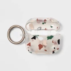 heyday Apple AirPods Gen 3 Hardshell Case with Clip - Terrazzo