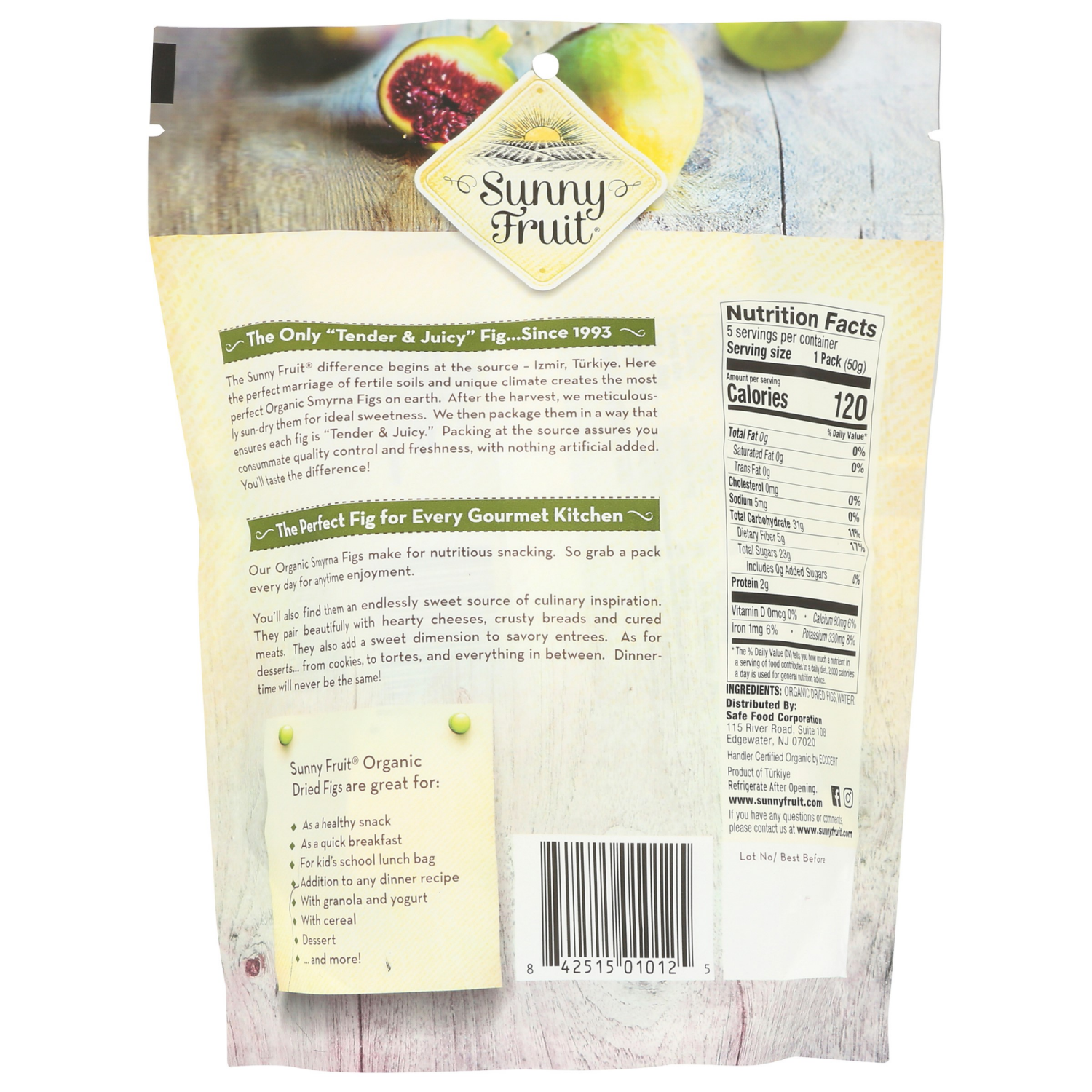 slide 2 of 2, Sunny Fruit Org. Figs, 8.8 oz