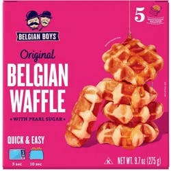 Belgian Boys Original Belgian Waffles - 9.7oz/5ct