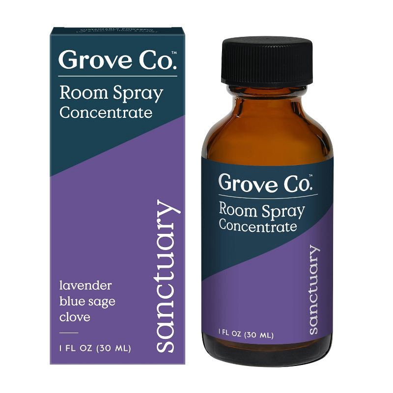 slide 1 of 7, Grove Co. Room Spray Concentrate - Sanctuary, 1 ct