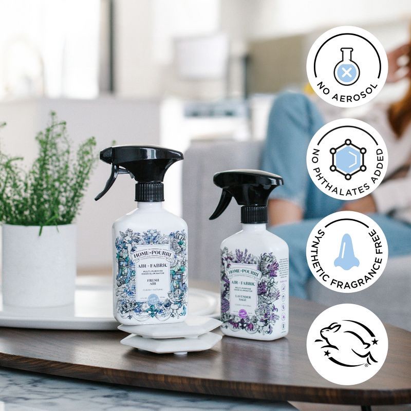 slide 6 of 10, Poo-Pourri Air + Fabric Multi-Purpose Air Freshener - Fresh Air - 11 fl oz, 11 fl oz