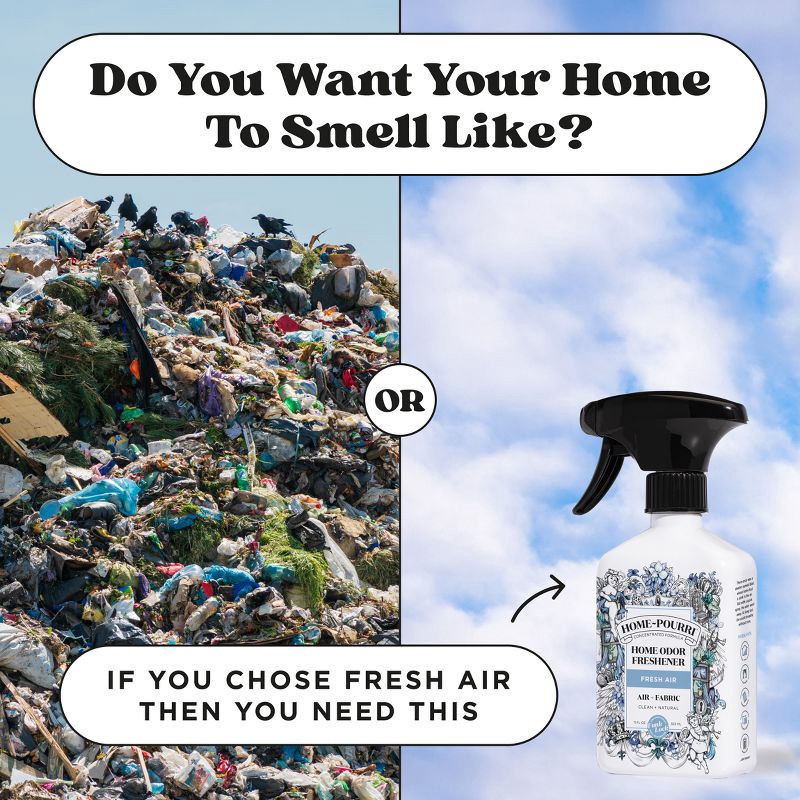 slide 9 of 10, Poo-Pourri Air + Fabric Multi-Purpose Air Freshener - Fresh Air - 11 fl oz, 11 fl oz