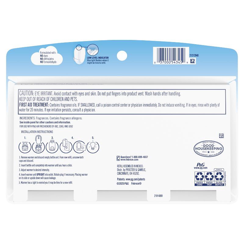 slide 15 of 15, Febreze Odor-Fighting Fade Defy Plug Air Freshener Refill - Hawaiian Aloha - 0.87 fl oz, 0.87 fl oz