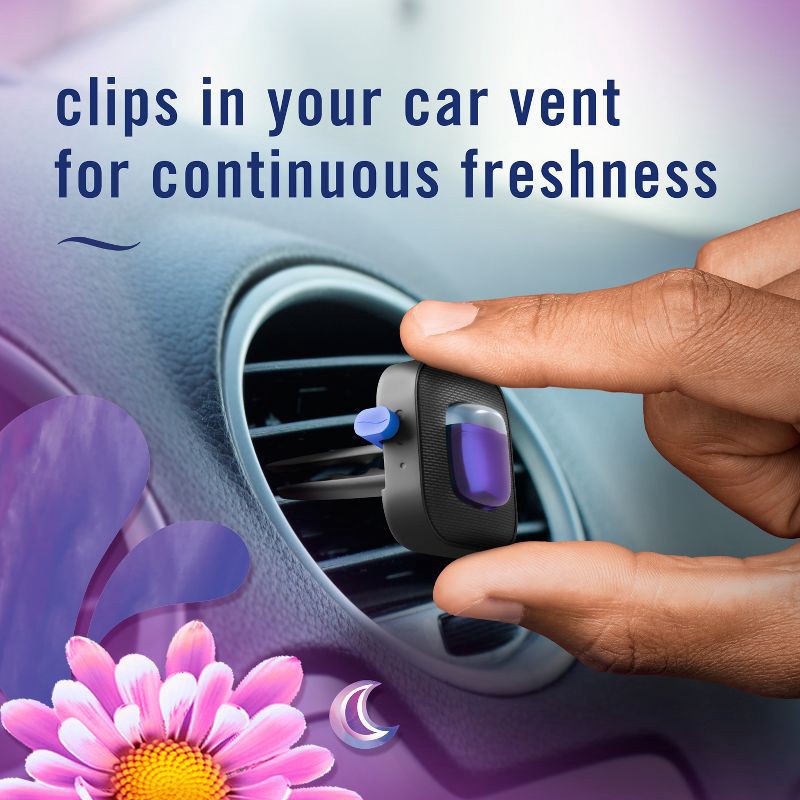 slide 7 of 11, Febreze Car Air Freshener Vent Clip - Gain Moonlight Breeze - 0.20 fl oz/3pk, 0.20 fl oz, 3 ct
