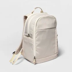 17.5" Lifestyle Backpack Off-White - All in Motion™: High School Solid Twill Bag