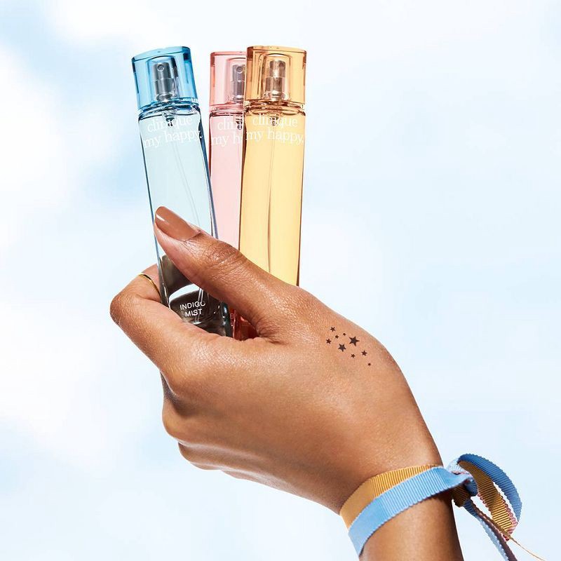 slide 7 of 7, Clinique My Happy Indigo Mist Perfume Spray - 0.5 fl oz - Ulta Beauty, 0.5 fl oz